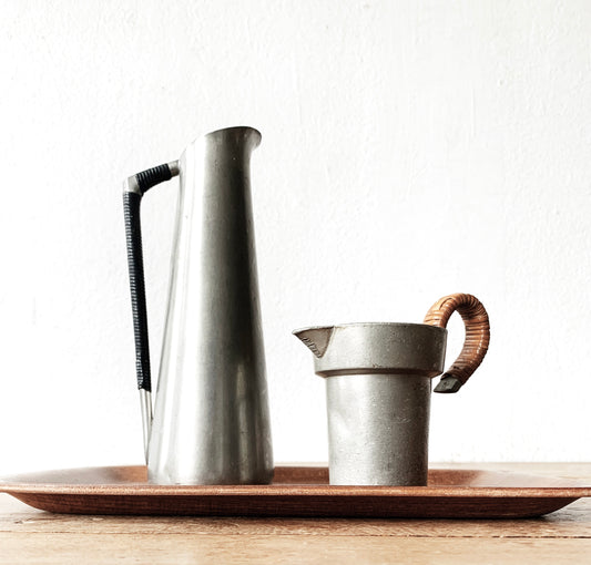 Royal Pewter from Holland and Osaka Suzuki Mid Century 2 Piece Set