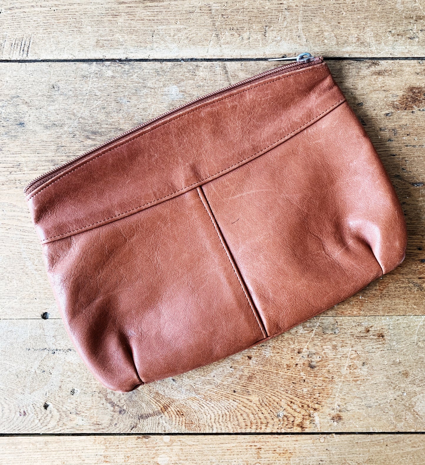 Vintage Leather Clutch