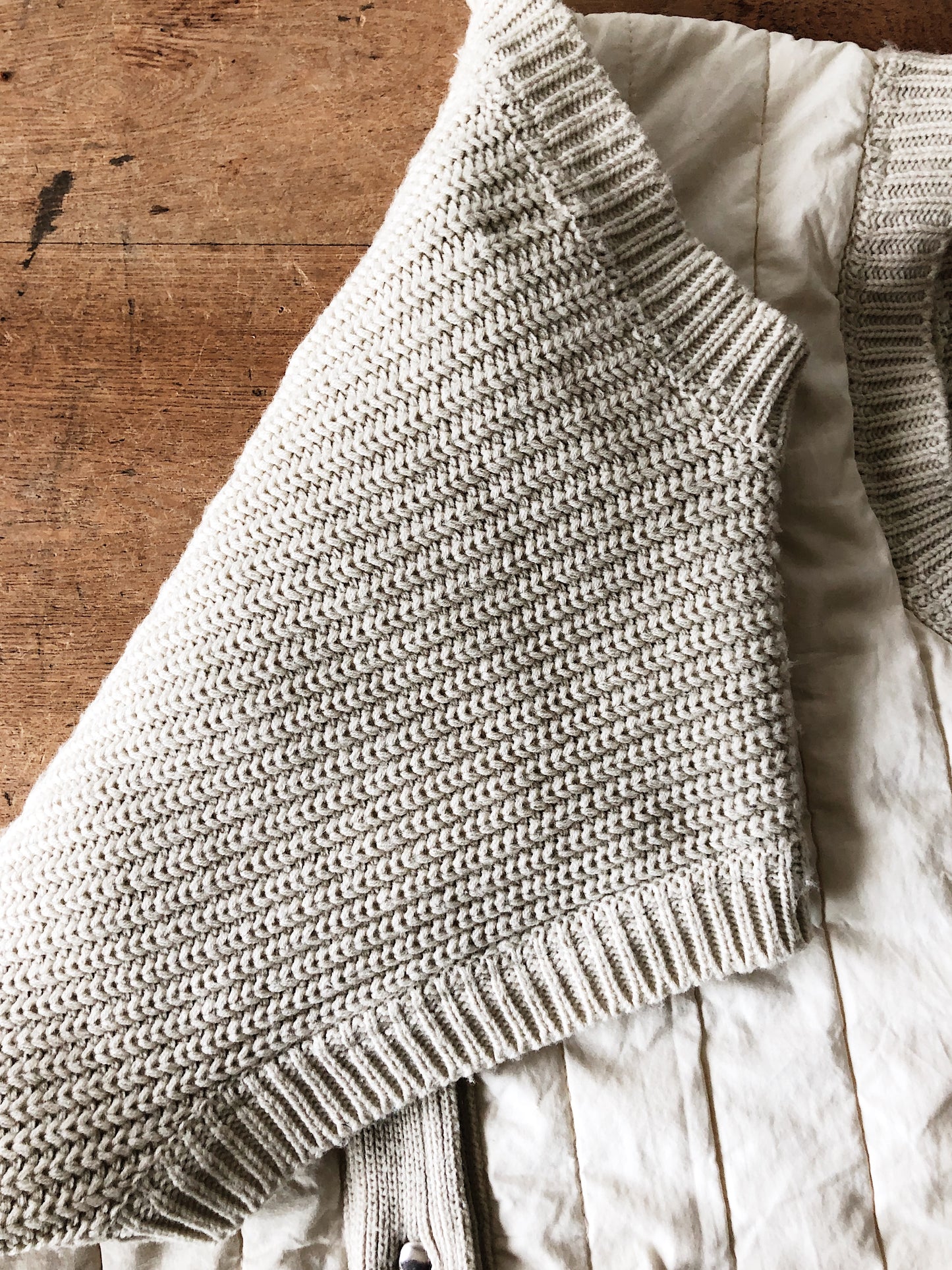 Vintage Quilted Sweater Vest