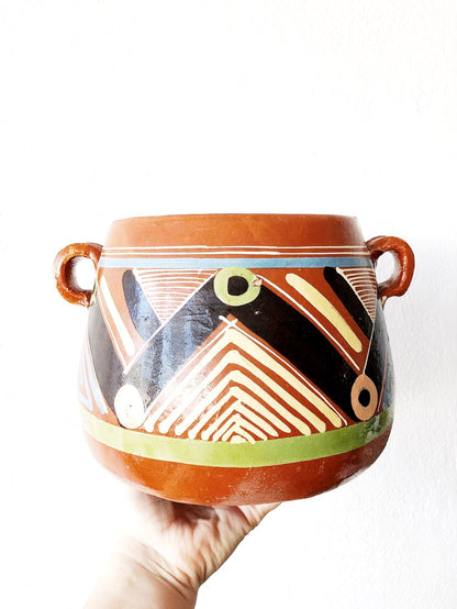 Vintage Mexican Clay Pot