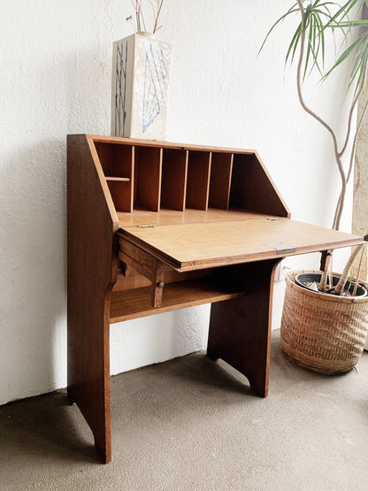 Vintage Petite Secretary Desk