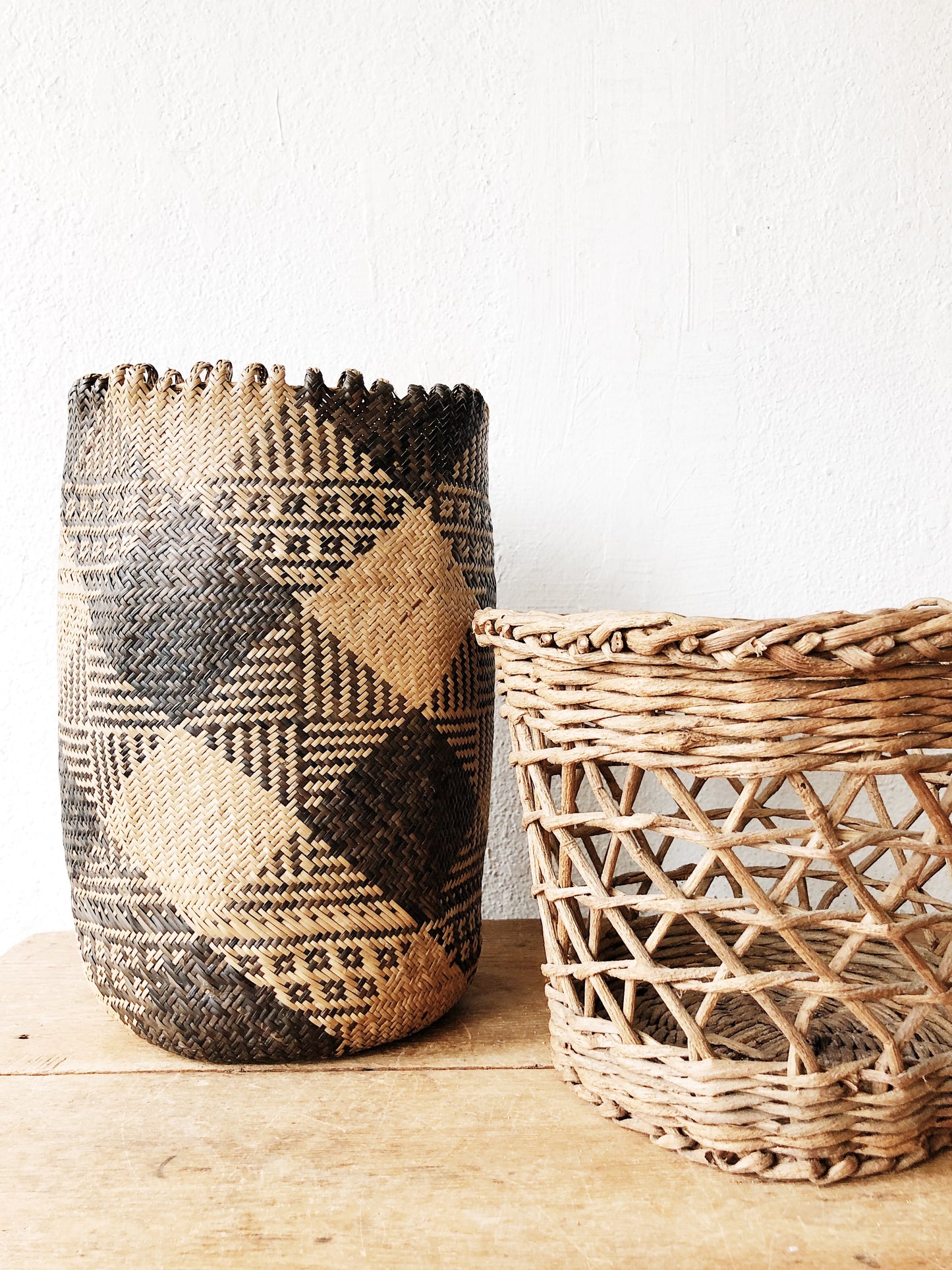Vintage Seagrass Basket