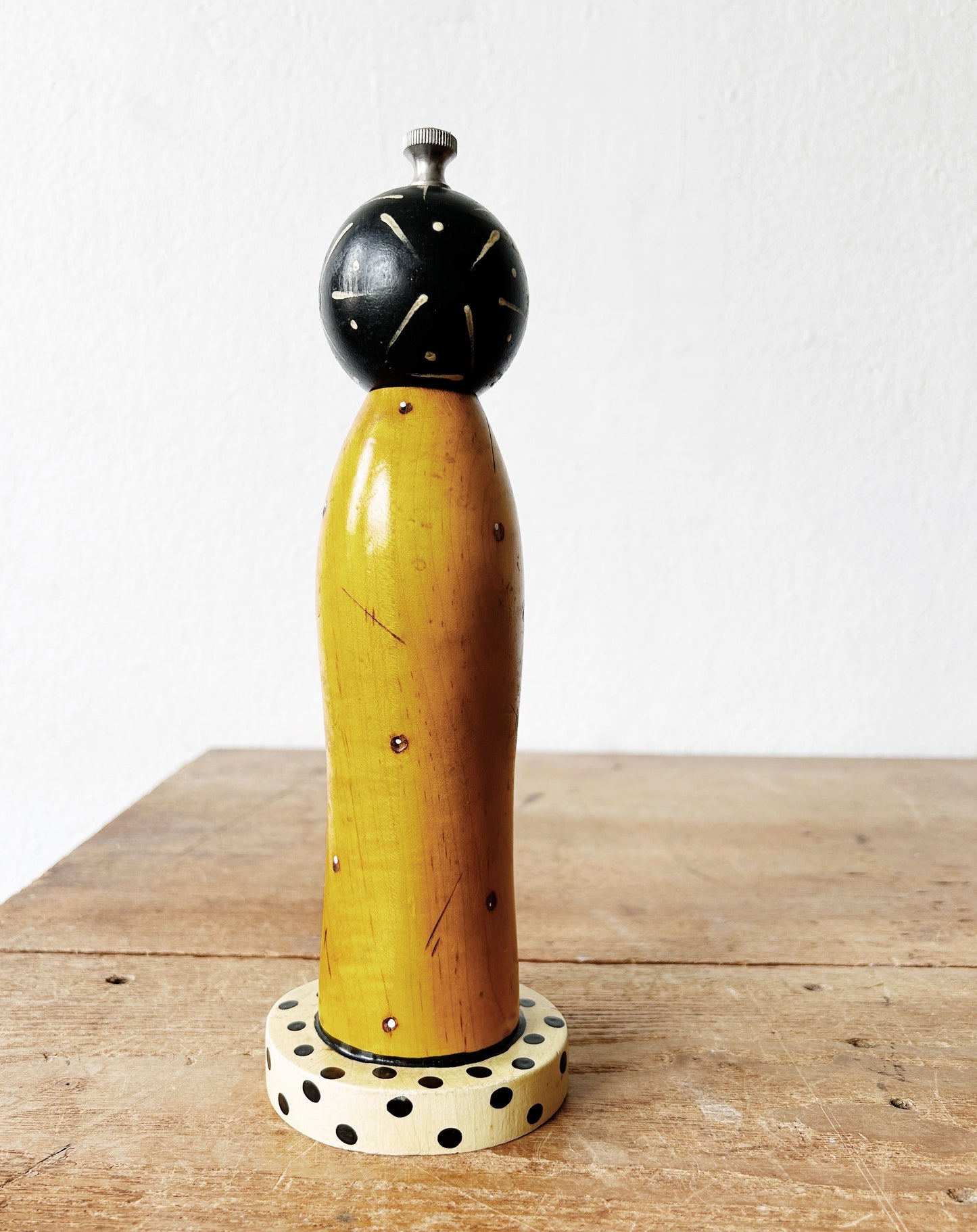 Vintage Artisan Made Peppermill