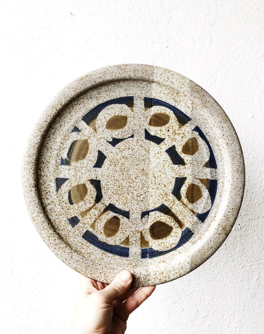 Vintage Stoneware Serving Platter