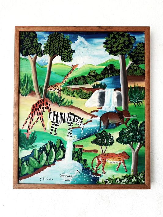 Vintage Original Wildlife Painting