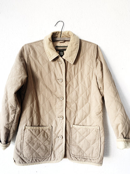 Eddie Bauer Quilted Cotton Barn Jacket