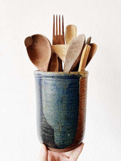 Handmade Vintage Ceramic Crock