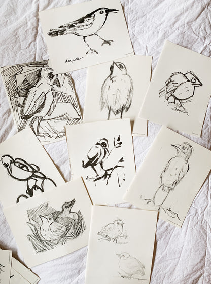 Vintage Amanda Snyder Bird Print