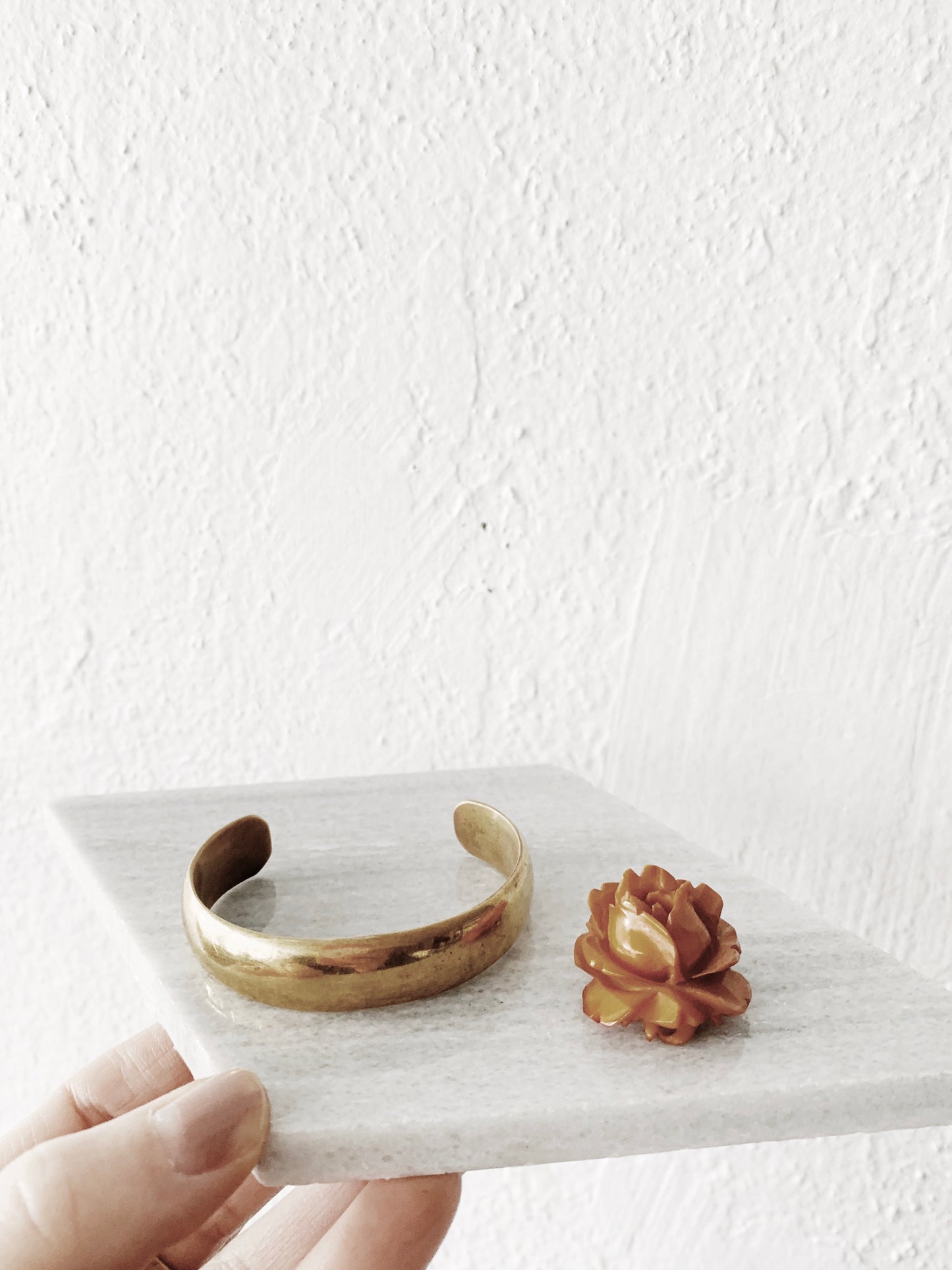 Vintage Solid Brass Cuff