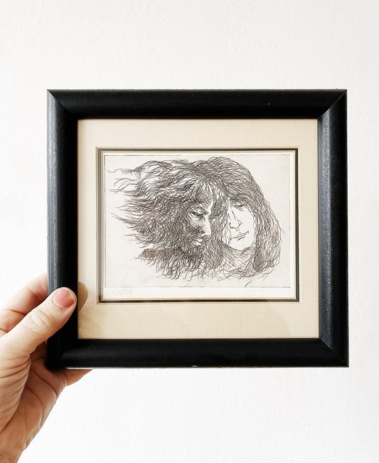 Vintage John Berg Etching
