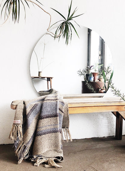 Vintage Weathered Entry Bench