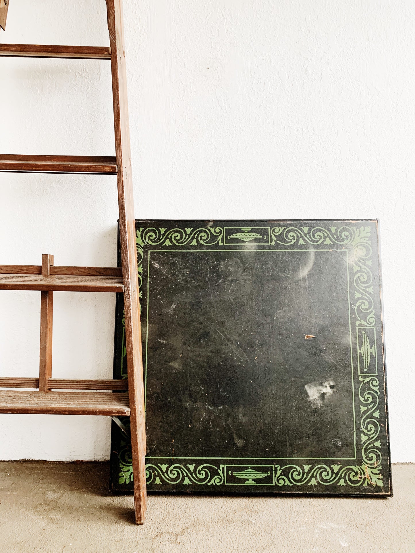 Vintage Metal Folding Card Table