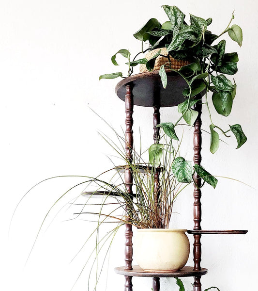 Vintage Spindled Plant Stand