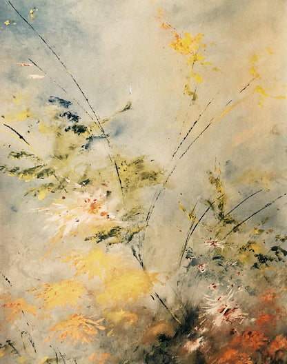 Vintage Framed Pressed Litho