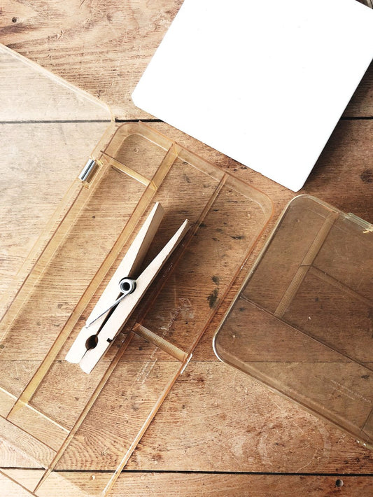 Vintage Acrylic Organizer