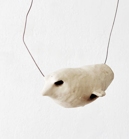 Hand Formed Ceramic Owl