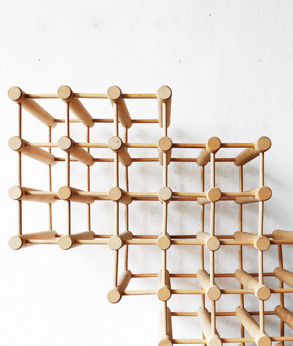 Oversized 1970s Wine Rack