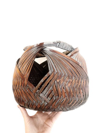 Vintage Twisted Basket
