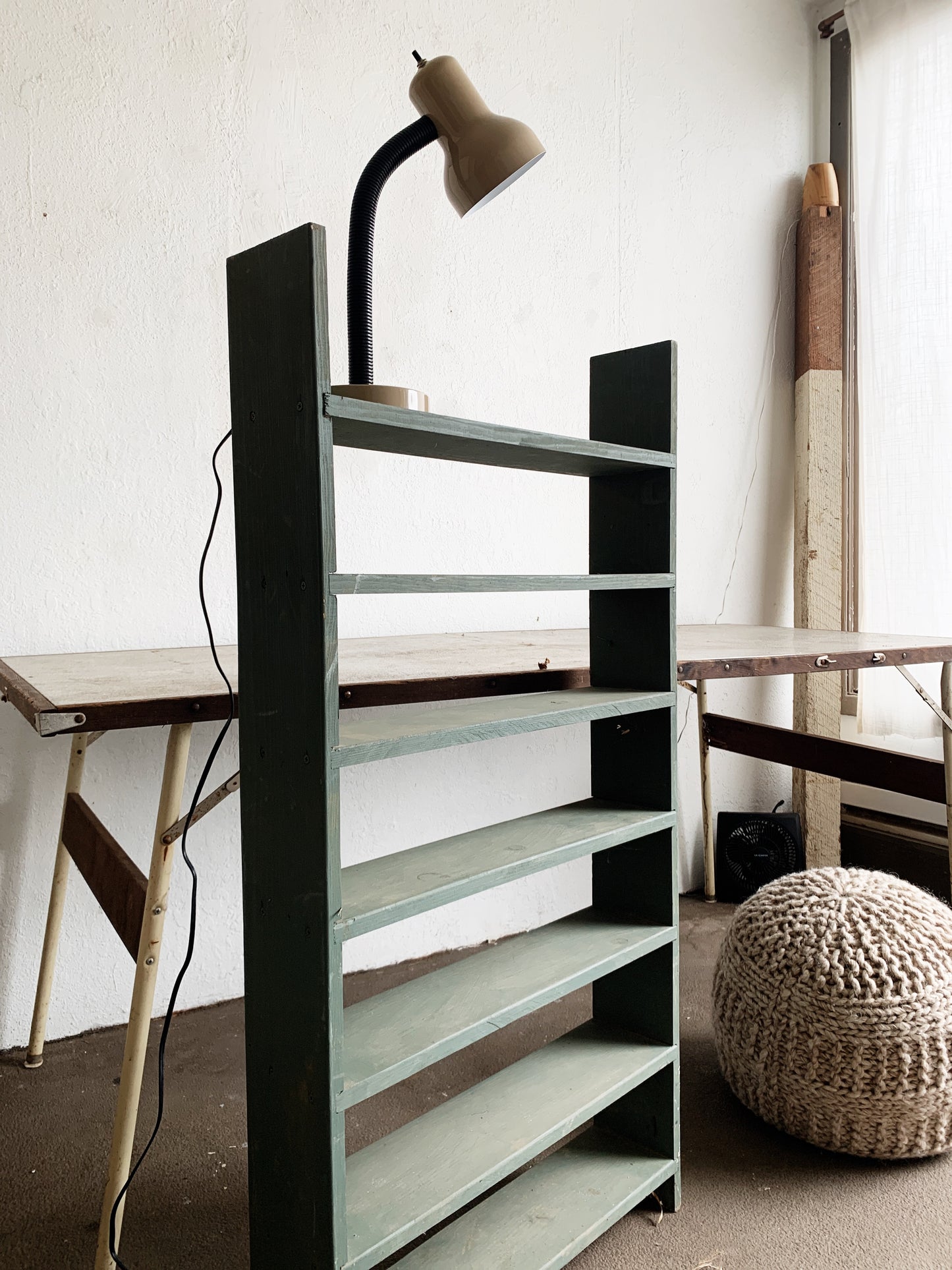 Vintage Handmade Skinny Wood Shelf