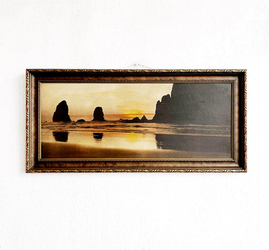 Vintage Hand Colored Photograph