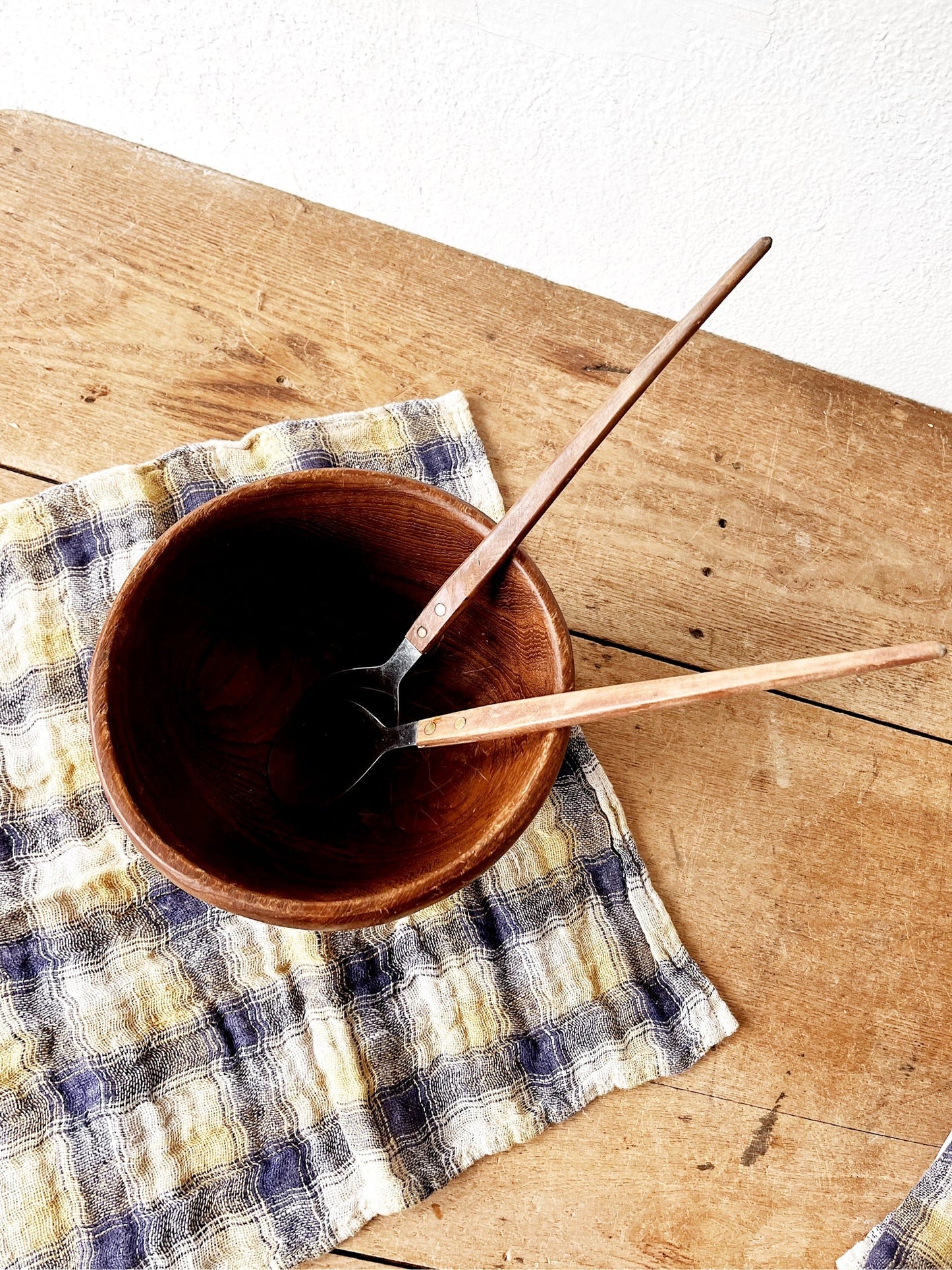 Mid Century Teak Salad Bowl
