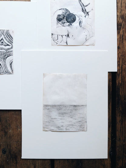 Original Charcoal and Ink Drawings