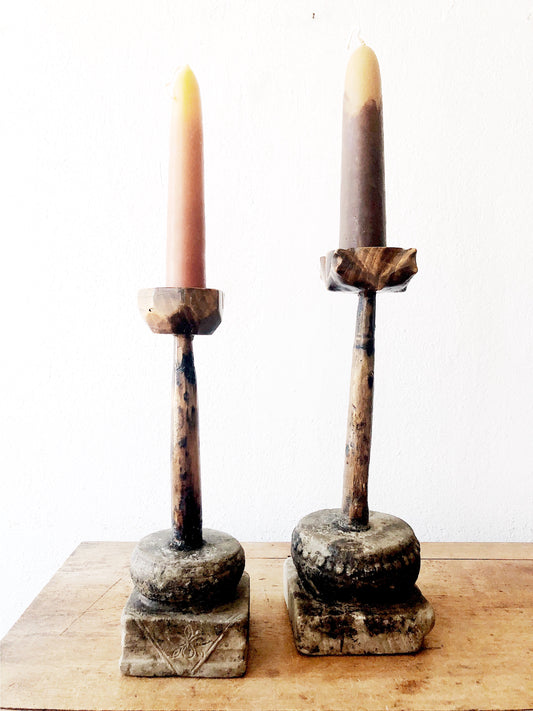 Brutalist Style Candleholder