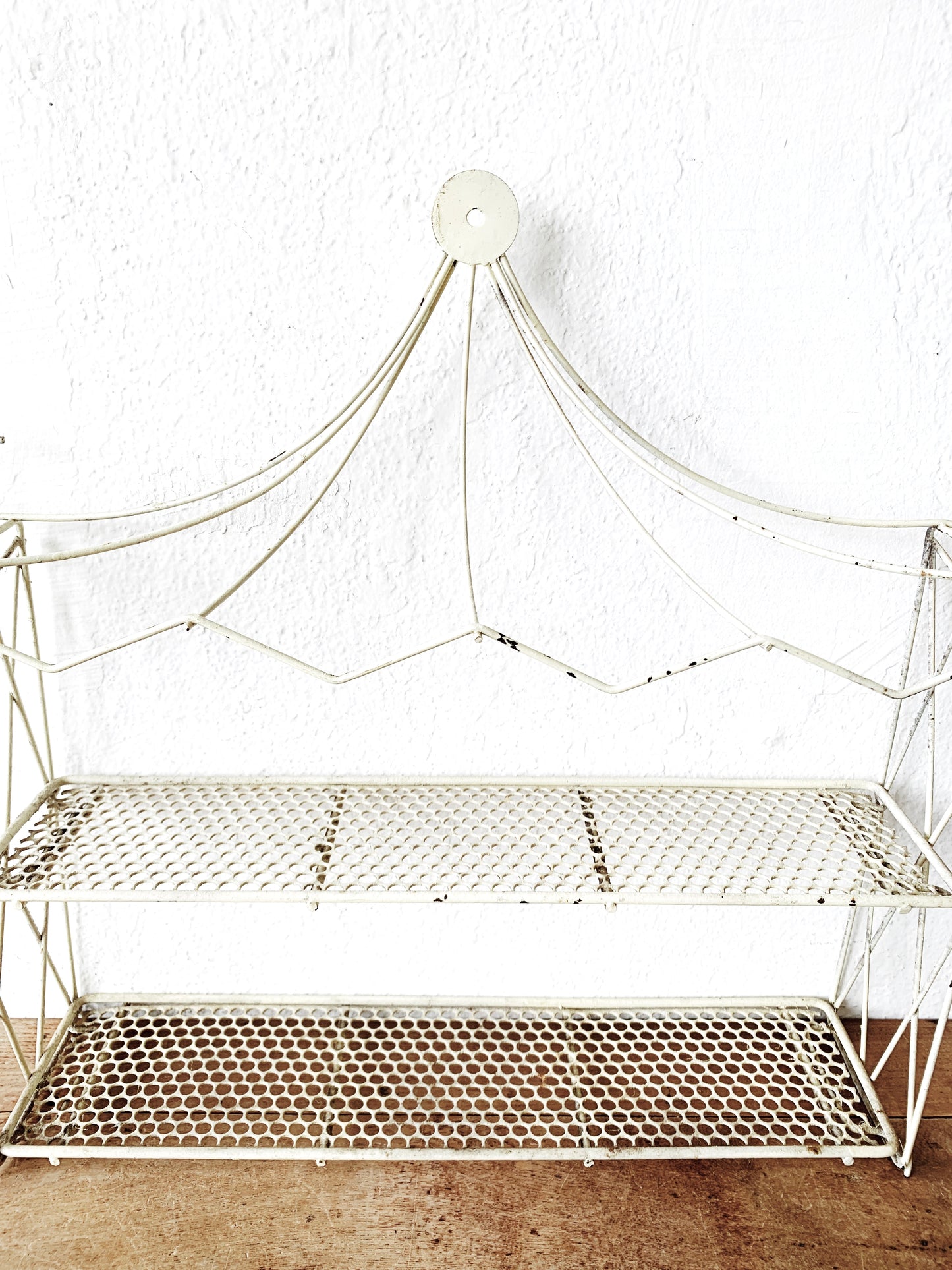 Mid Century Metal Wall Shelf
