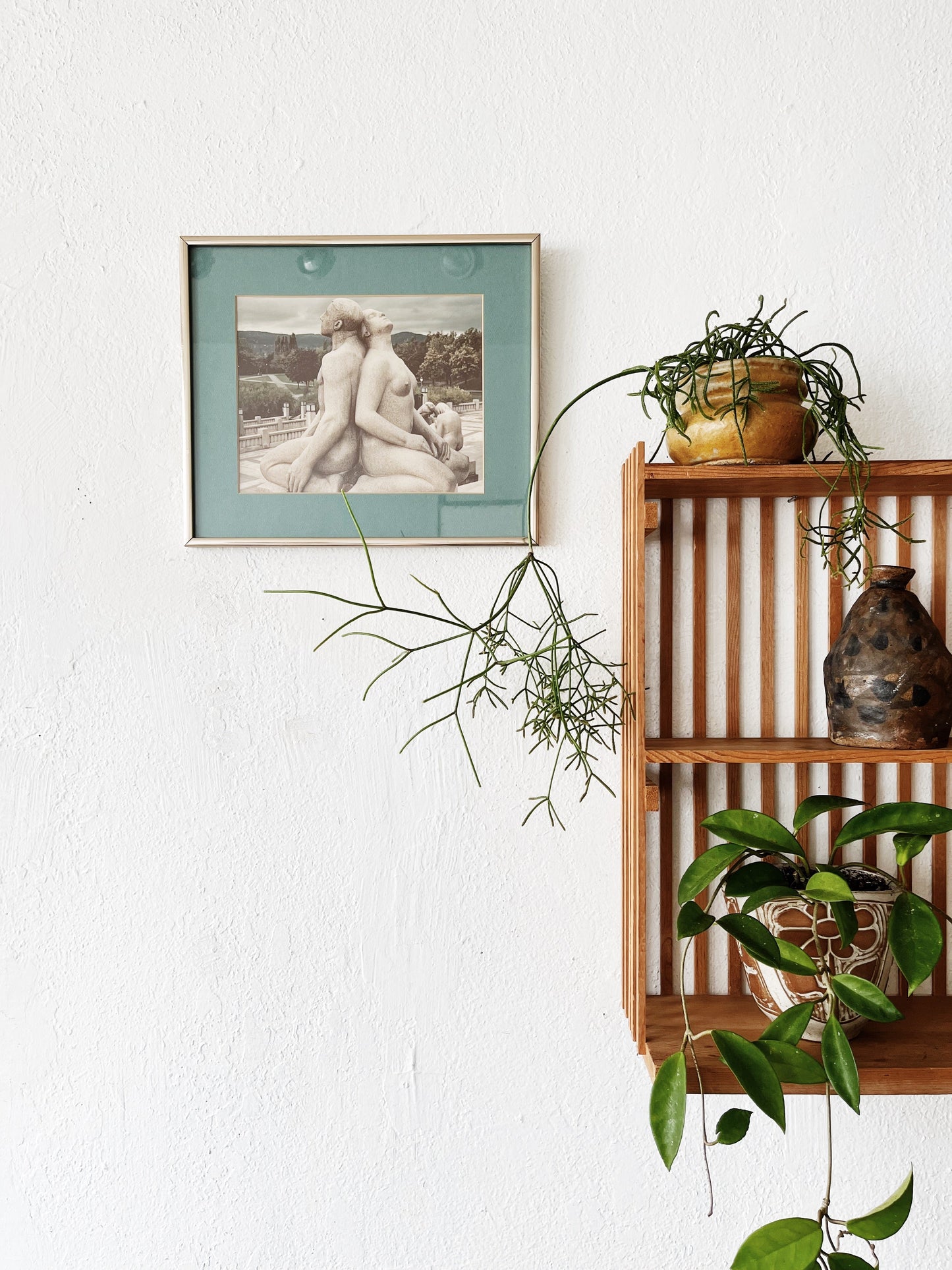 Vintage Slatted Shelf