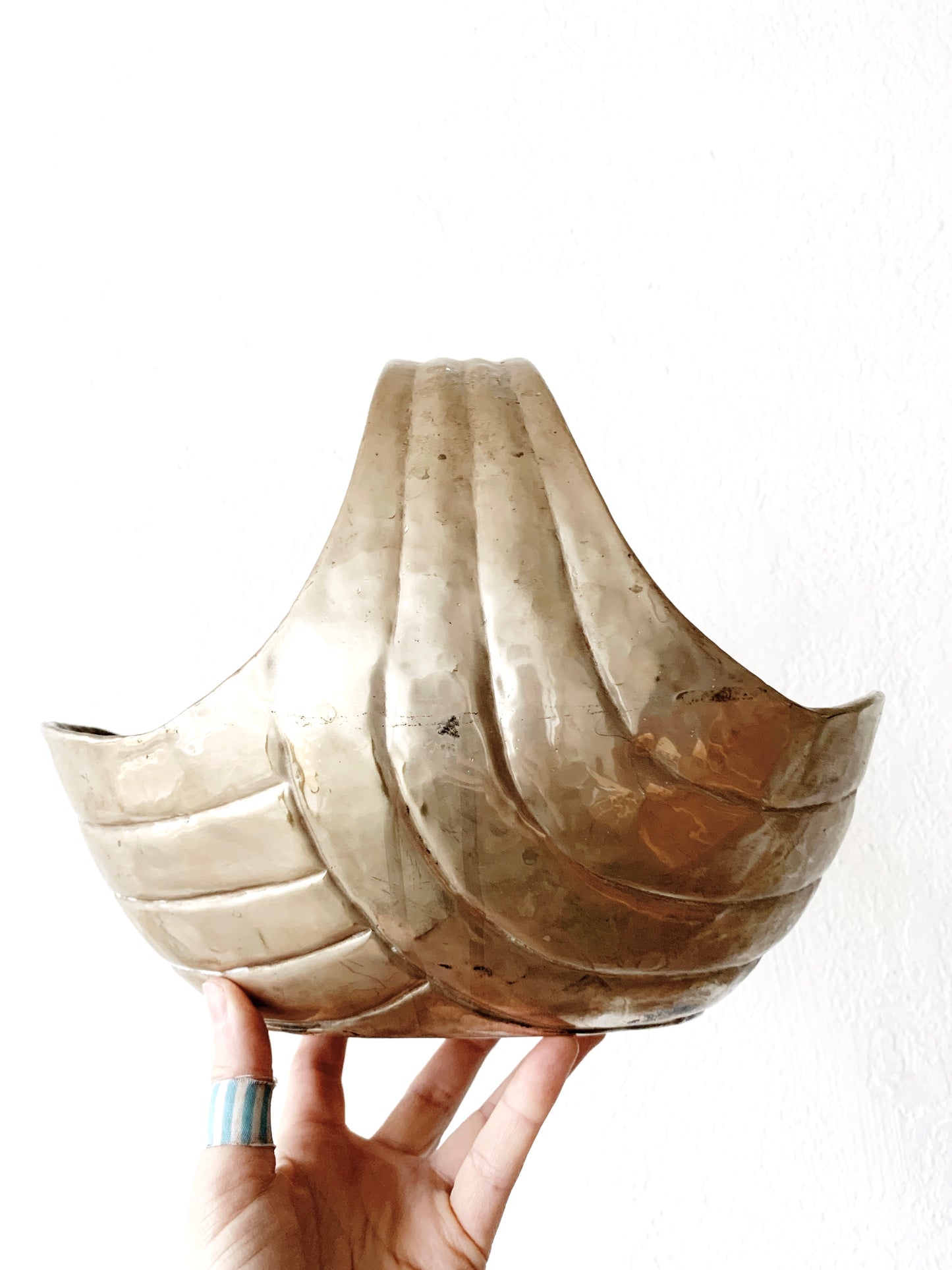 Vintage Brass Basket