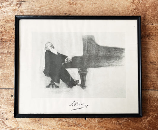 Antique Framed Lithograph