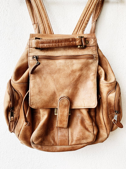 Vintage Leather Backpack