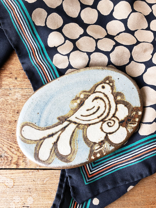 Beautiful Vintage Ceramic Trivet