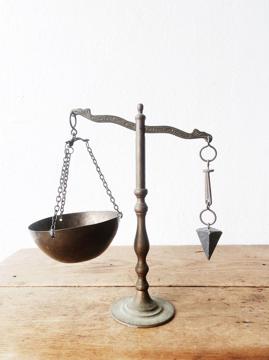 Antique Brass Scale
