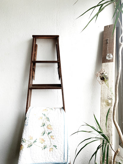 Vintage Tall Wood Ladder for Display