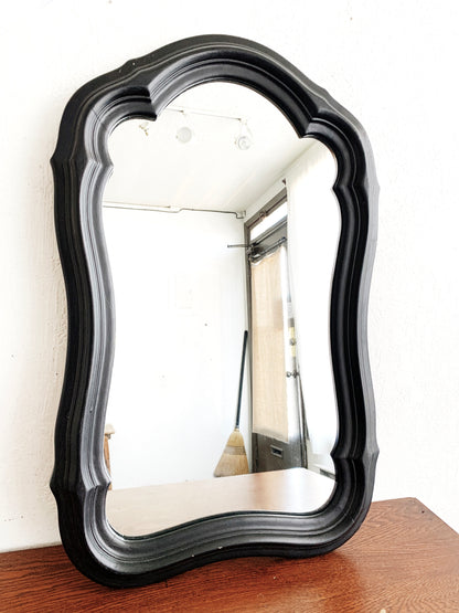 Vintage Wood Framed Mirror