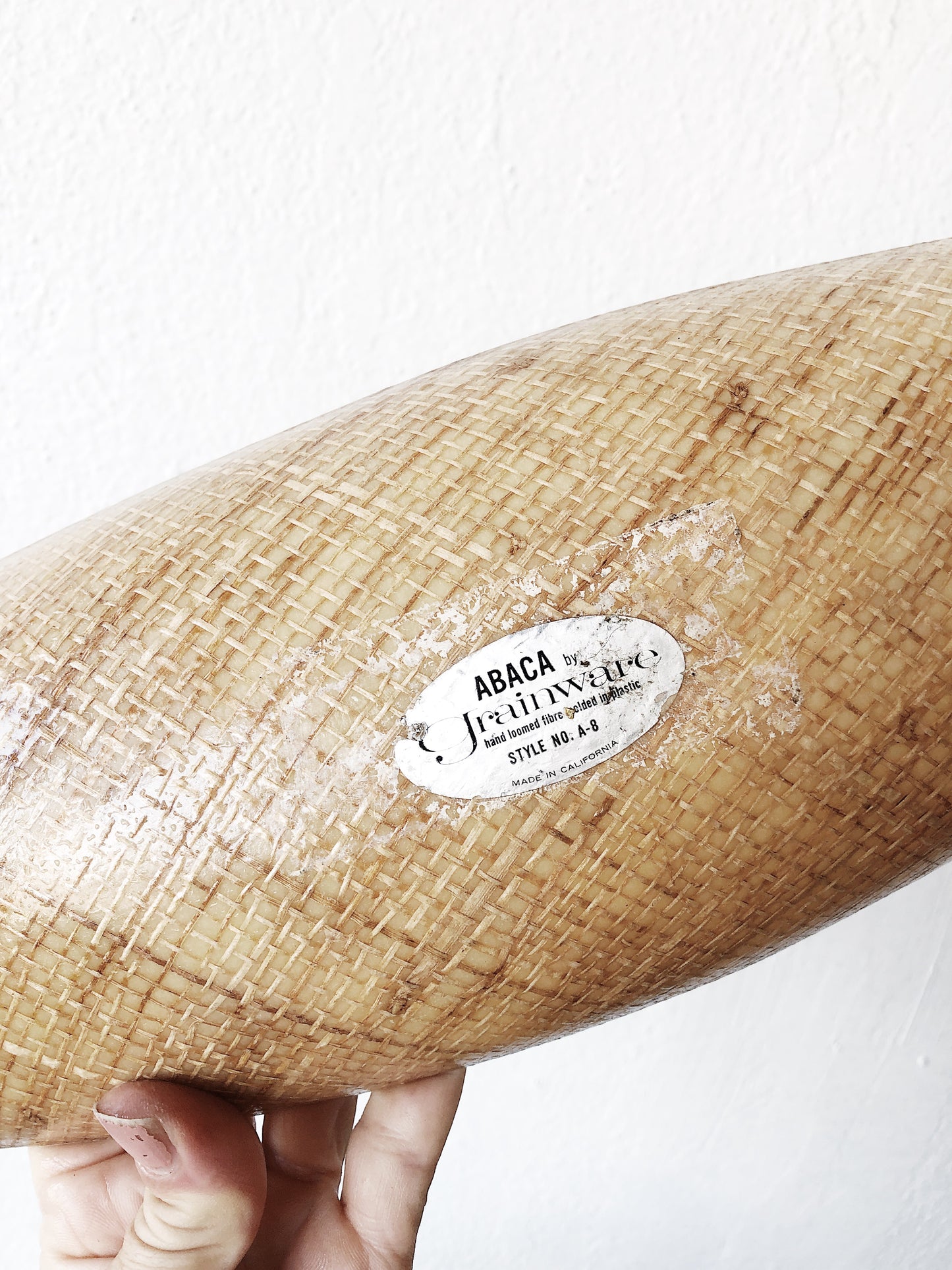 Vintage Woven Abaca Surfboard Tray