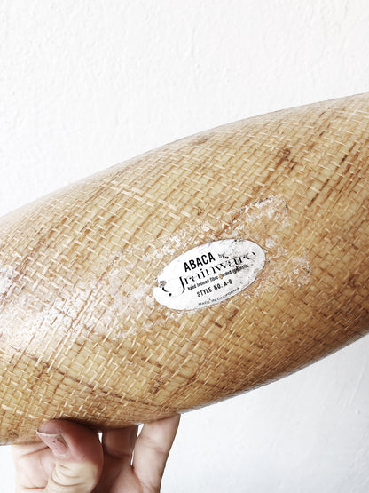 Vintage Woven Abaca Surfboard Tray