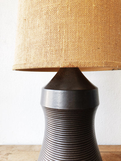 Large Vintage Stoneware Lamp