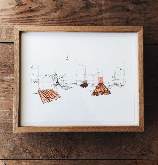 Original mixed media Print