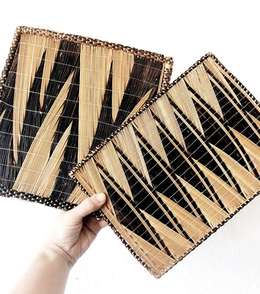 Pair of Bamboo Mats