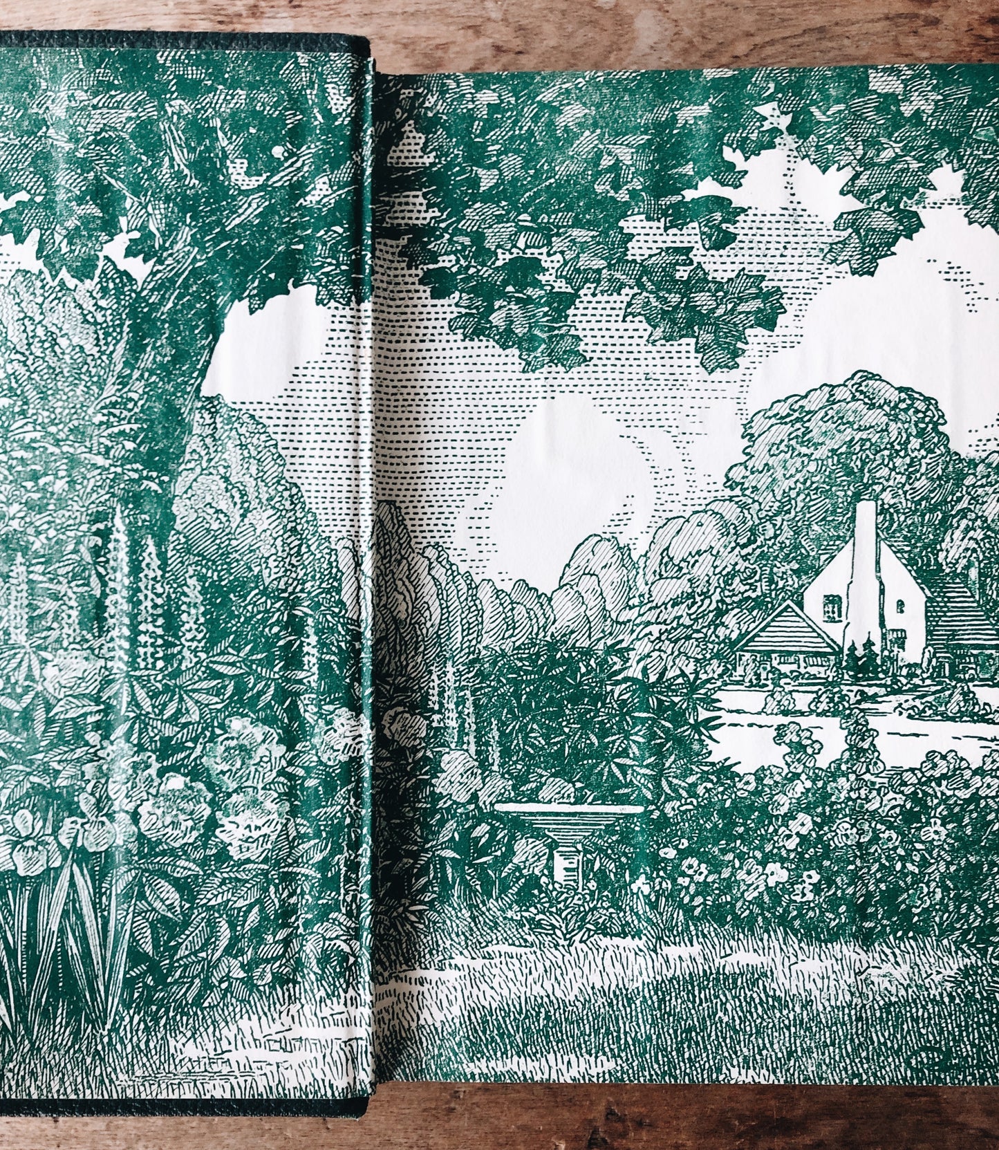 Vintage 1930s Leatherbound Gardening Encyclopedia