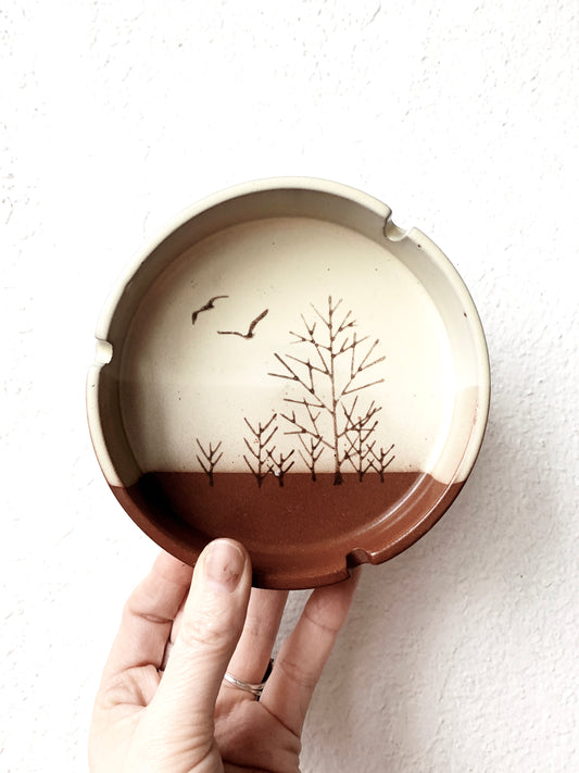 Vintage Ceramic Ashtray / Catchall Dish