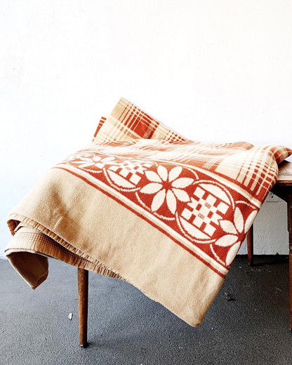 Vintage Double Length Beacon Camp Blanket