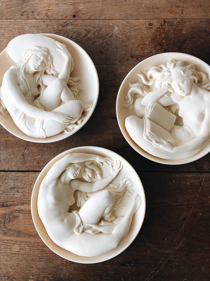 Vintage Benvenuti Alabaster Muse Sculpture