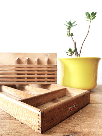 Vintage Wood Organizer
