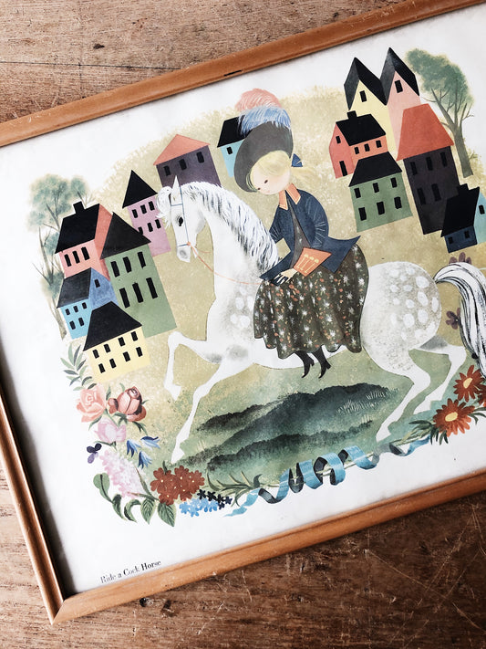 Mid Century English Litho