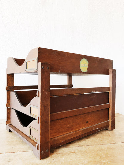 Antique Globe Weirneke Flat File