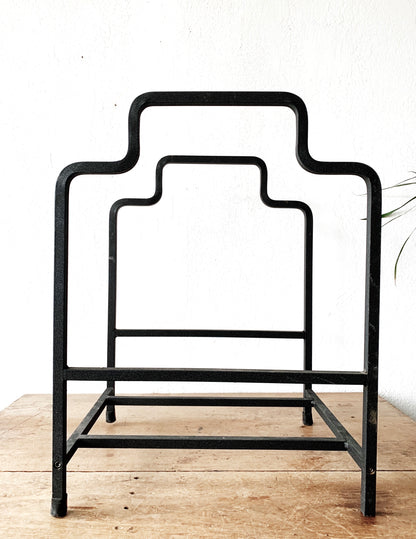 Vintage Iron Firewood Rack