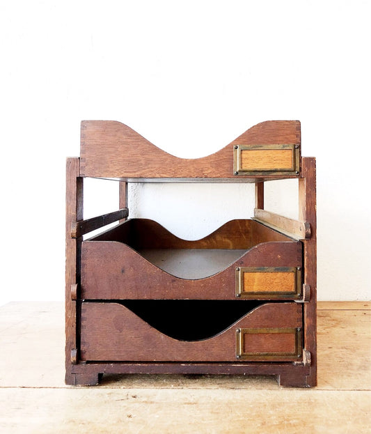 Antique Globe Weirneke Flat File